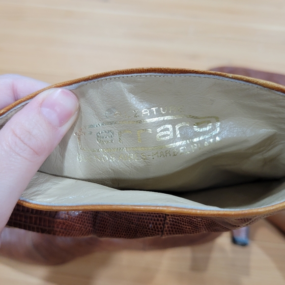 Vintage Ferraro Lizard Leather Boots - Picture 2 of 8